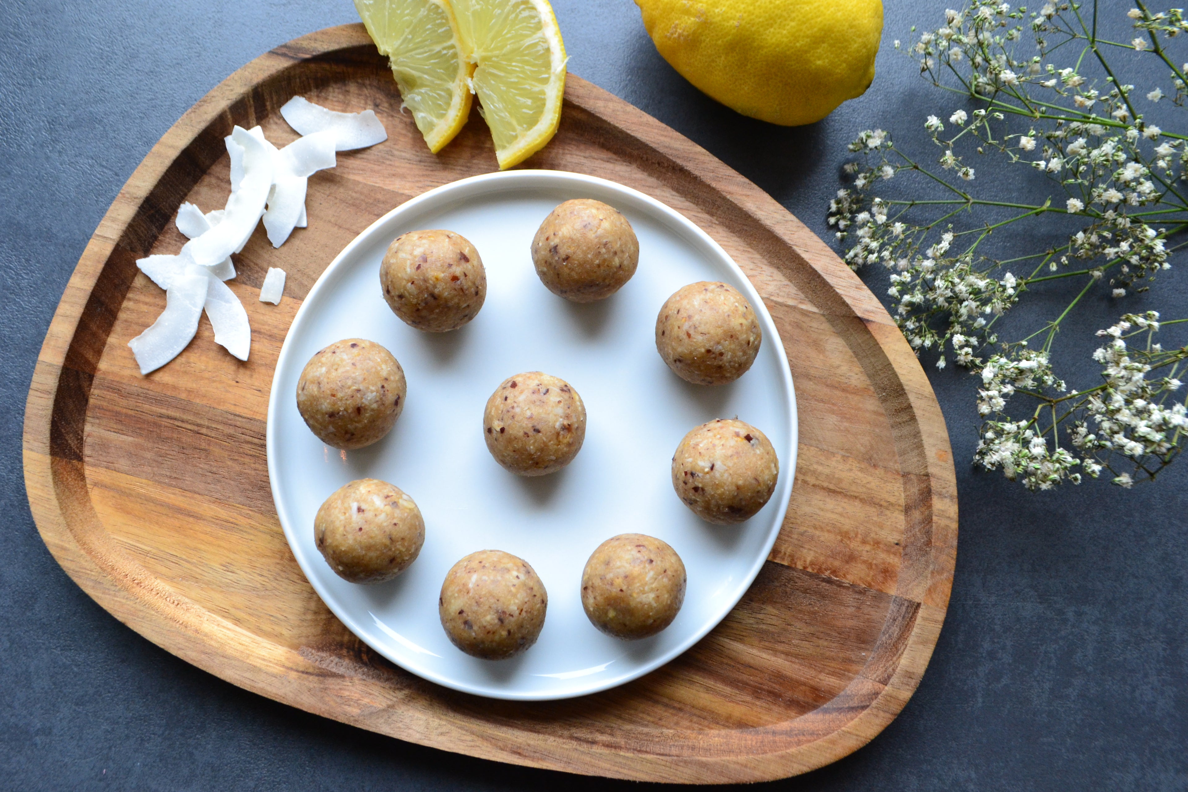 Coco Lemon Bliss Balls